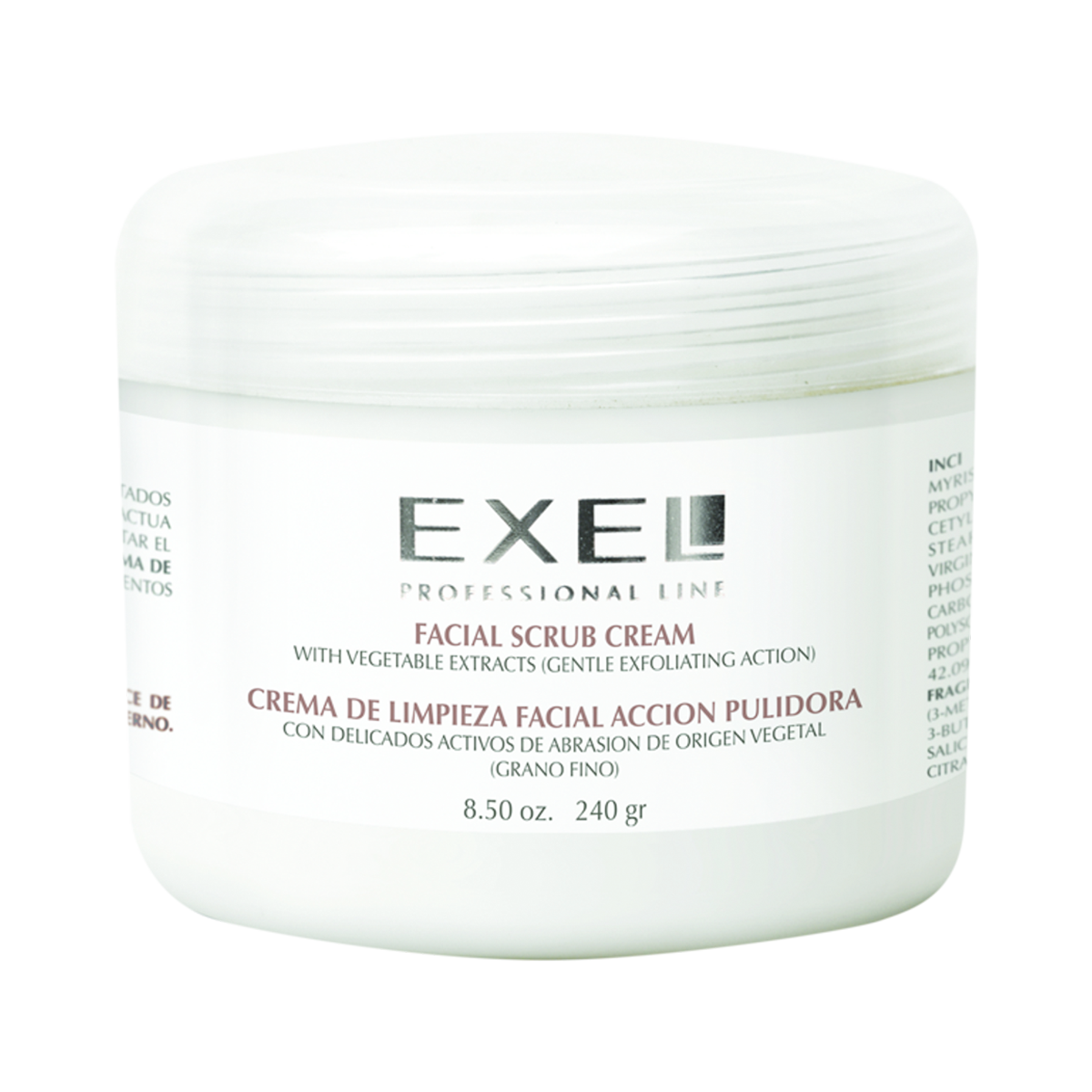 exfoliante: crema de limpieza facial pulidora 240 gr